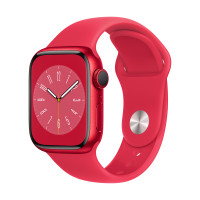 Apple Watch Series 8 GPS, 41mm (PRODUCT)RED Aluminum Case with (PRODUCT)RED Sport Band